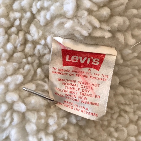 LEVI VINTAGE JEAN JACKET no size - Picture 7 of 8